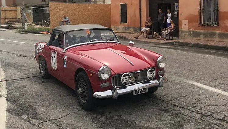 Una diapositiva della passata edizione del Trofeo Noci Motor Classic