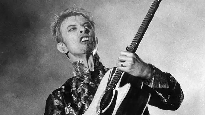 David Bowie l'8 luglio 1997 allo Stadio Rigamonti di Brescia - Foto New Eden Group © www.giornaledibrescia.it