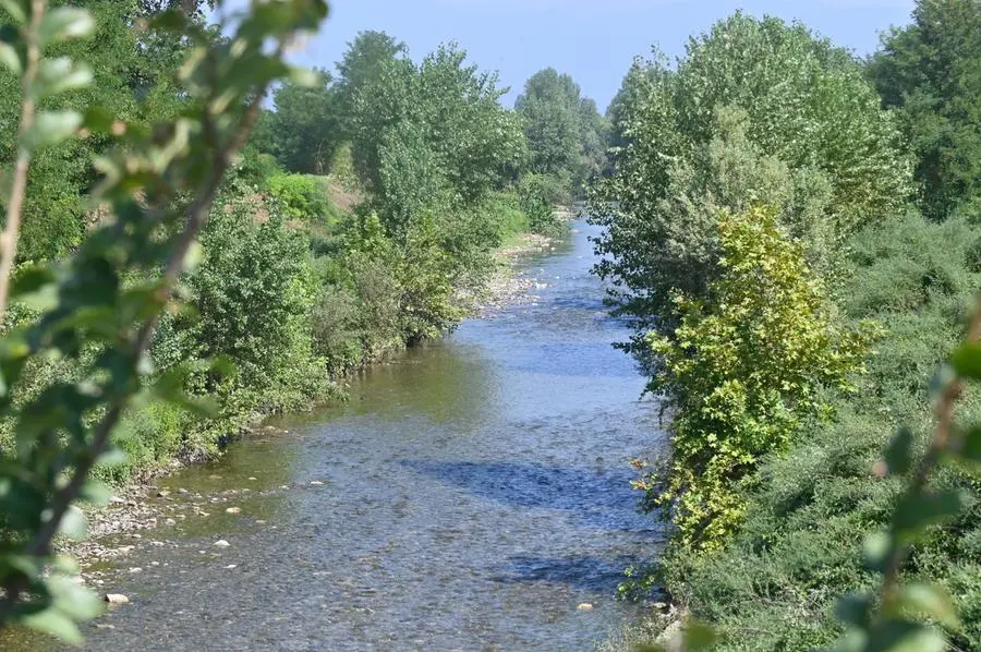 Il fiume Mella a Castelmella