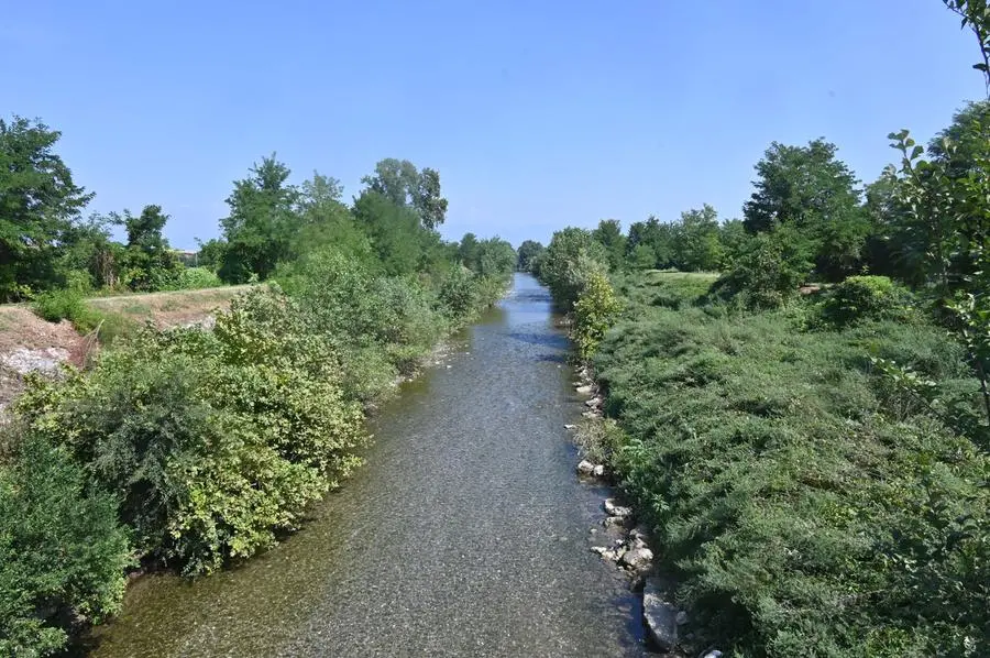 Il fiume Mella a Castelmella