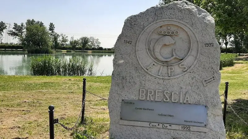 Il Lago Giardinetto a Roncadelle, sede provinciale della Fipsas - Foto/Fb Asd Fipsas Brescia