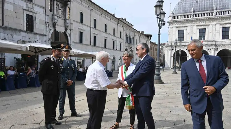 CRONACA BRESCIA INSEDIAMENTO NUOVO PREFETTO ANDREA POLICHETTI PER CARINI 01-09-2024 MARCO ORTOGNI NEW EDEN GROUP
