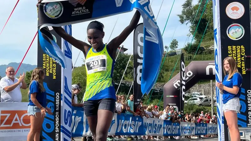 Joyce Njeru al traguardo - Foto/Benedetto