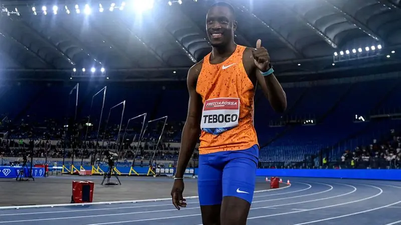 Letsile Tebogo correrà i 200, di cui è campione olimpico - Foto Ansa © www.giornaledibrescia.it