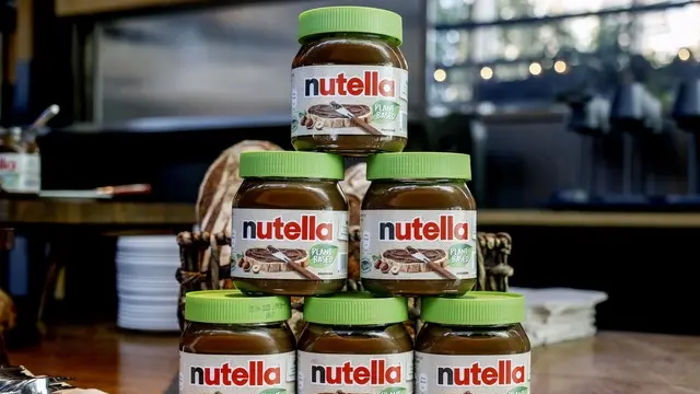 In occasione dei 60 anni di Nutella, la presentazione del nuovo prodotto Nutella Plant Based presso Pandenus in piazza Gae Aulenti a Milano, 3 settembre 2024. ANSA/MOURAD BALTI TOUATI (npk)