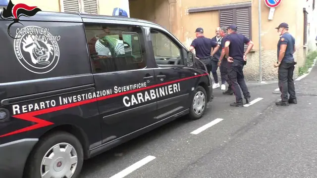 FRAME DA VIDEO - CARABINIERI: SOPRALLUOGO NELL'ABITAZIONE OCCUPATA DALL'INDAGATO PER L’OMICIDIO DI SHARON VERZENI.