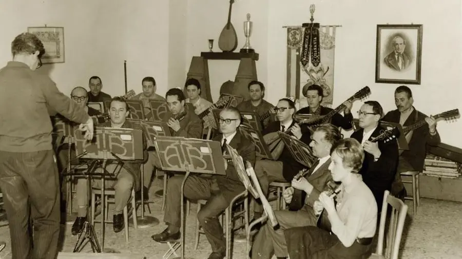In concerto a Palazzo Calini ai Fiumi, nel 1968