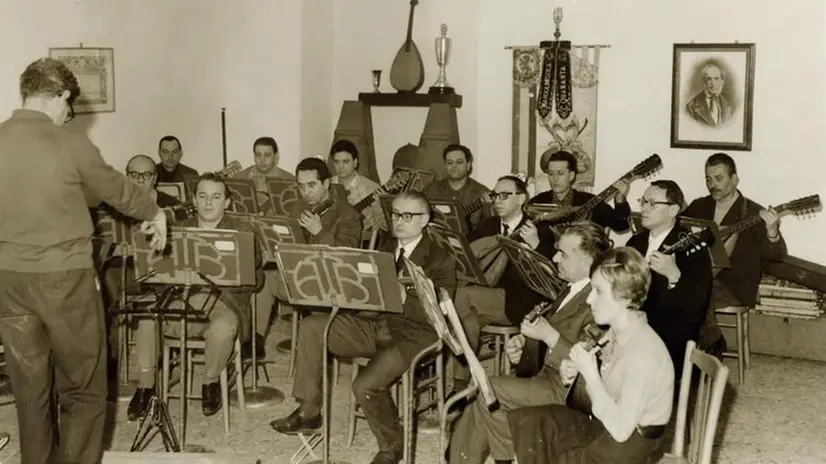 In concerto a Palazzo Calini ai Fiumi, nel 1968