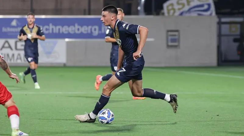 Ante Juric ha esordito dal primo minuto al Druso - Foto New Reporter Nicoli © www.giornaledibrescia.it