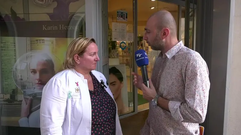 Una farmacista spiega come ha superato l'ostacolo della rampa irrealizzabile - © www.giornaledibrescia.it