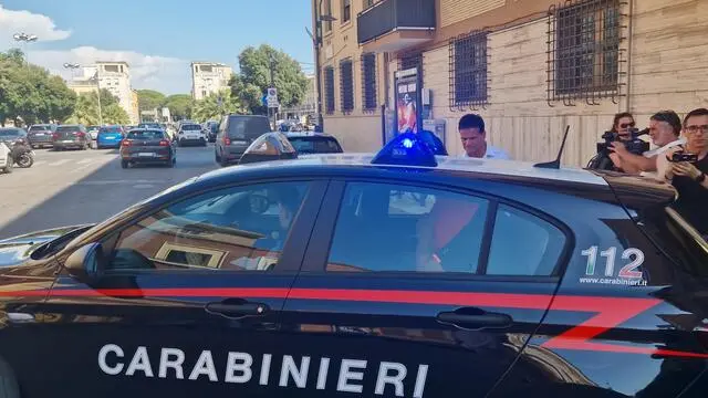 Antonello Lovato, arrestato dai carabinieri di Latina per l'accusa di "omicidio doloso di Singh Satnam, viene portato in carcere, Roma, 2 luglio 2024. ANSA/ FABRIZIO SCARFO'