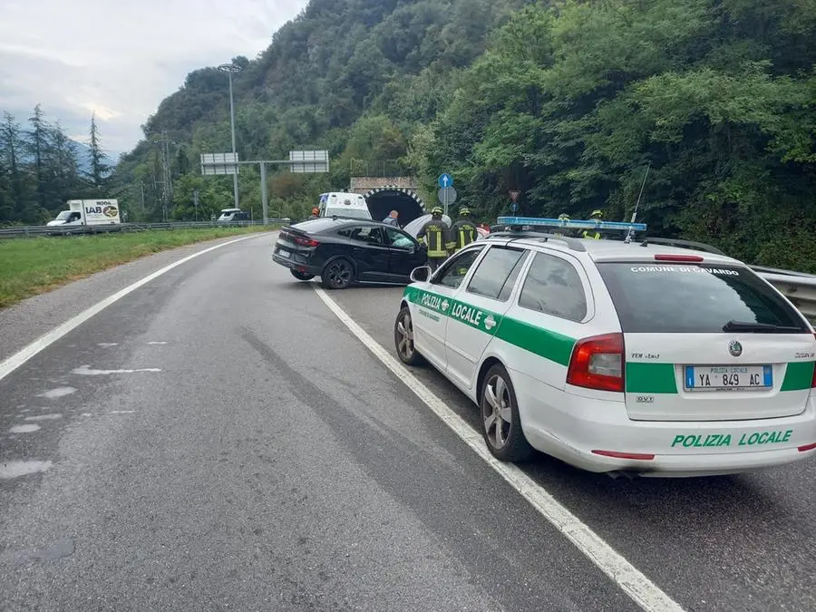 Doppio incidente sulla 45 bis