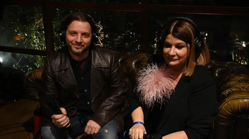 Alberto Belgesto con Maddalena Damini di Radiobresciasette