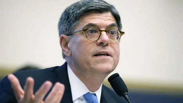 epa05552250 US Treasury Secretary Jack Lew appears before the House Financial Services Committee hearing, 'Annual Report of the Financial Stability Oversight Council', on Capitol Hill in Washington, DC, USA, 22 September 2016. EPA/MICHAEL REYNOLDS