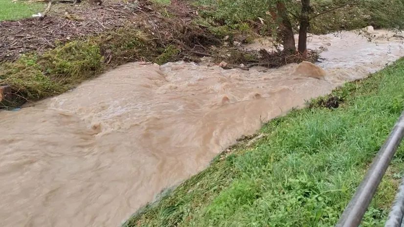 Il torrente esondato a Clibbio è tornato alla normalità