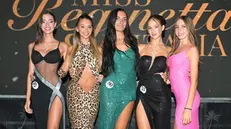 Le cinque miss lombarde in gara. Dall'Osto è la numero 29