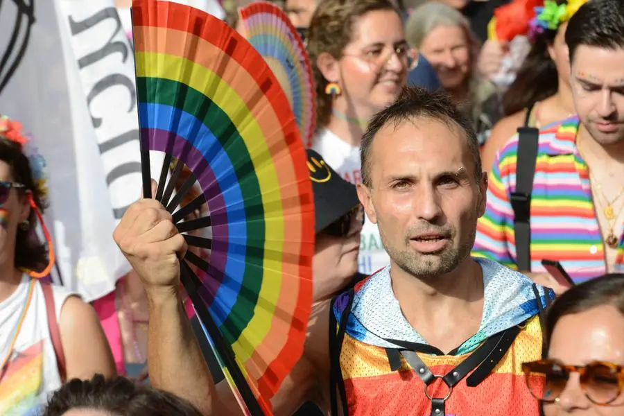 CRONACA BRESCIA BRESCIA PRIDE 2024 PER RENICA 07-09-2024 MARCO ORTOGNI / GIOVANNI BENINI NEW EDEN GROUP