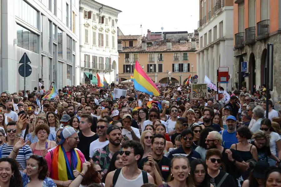 CRONACA BRESCIA BRESCIA PRIDE 2024 PER RENICA 07-09-2024 MARCO ORTOGNI / GIOVANNI BENINI NEW EDEN GROUP