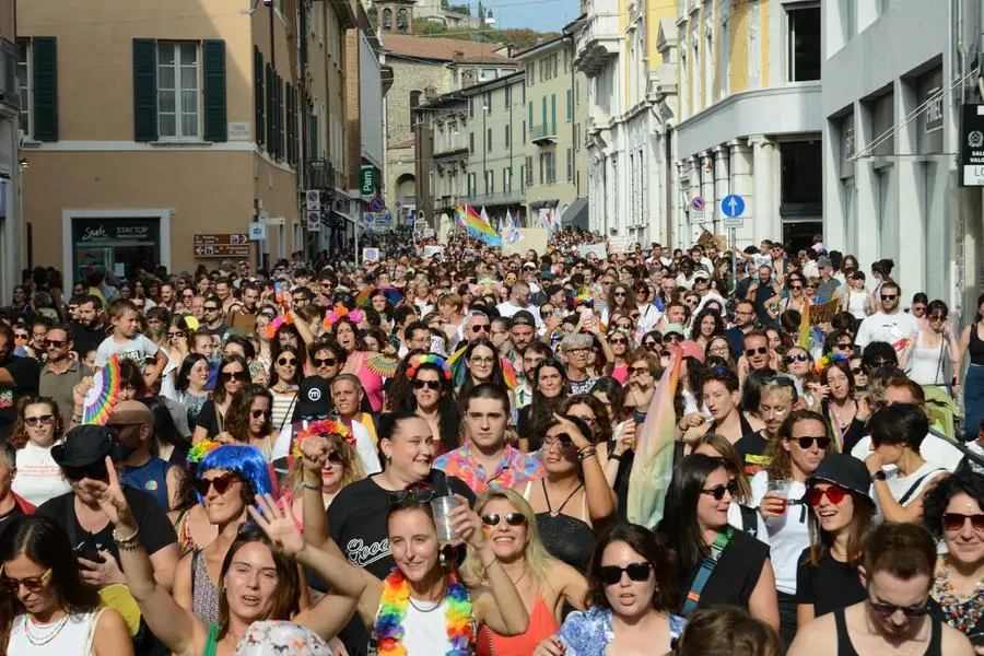 CRONACA BRESCIA BRESCIA PRIDE 2024 PER RENICA 07-09-2024 MARCO ORTOGNI / GIOVANNI BENINI NEW EDEN GROUP