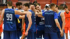 I giocatori della Cibona Zagabria - Foto tratta da cibona.com