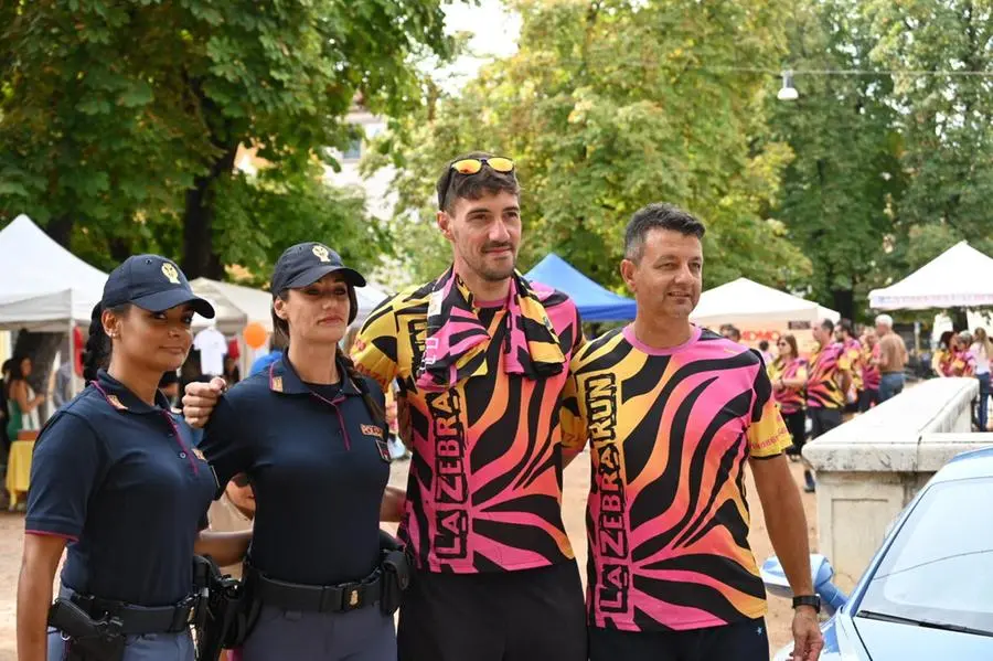 La Zebra Run a Brescia con Ambra Angiolini e Giovanni De Gennaro