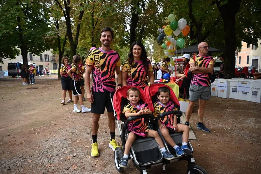 La Zebra Run a Brescia con Ambra Angiolini e Giovanni De Gennaro