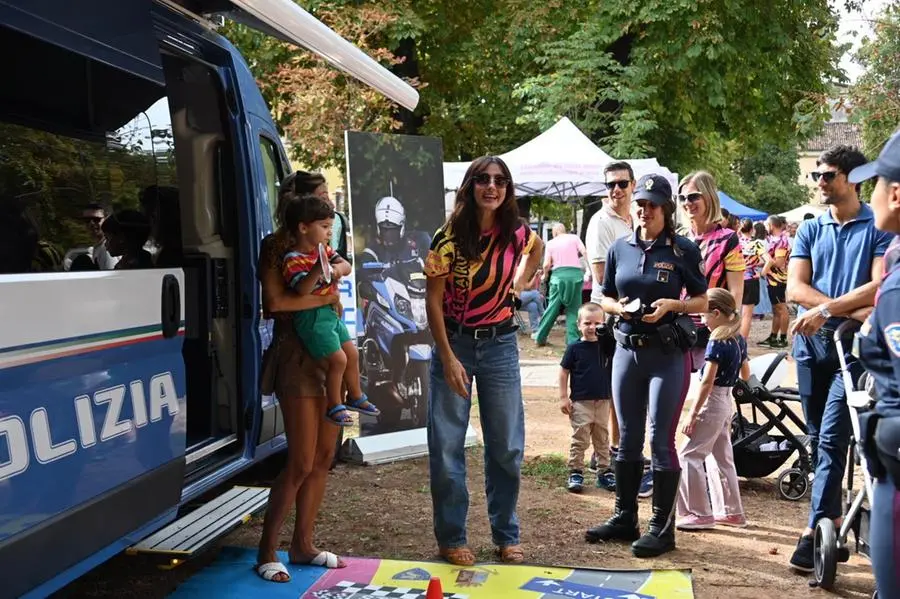 La Zebra Run a Brescia con Ambra Angiolini e Giovanni De Gennaro