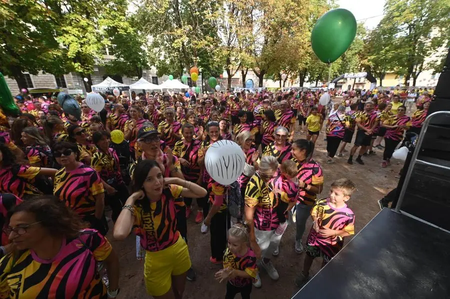 La Zebra Run a Brescia con Ambra Angiolini e Giovanni De Gennaro