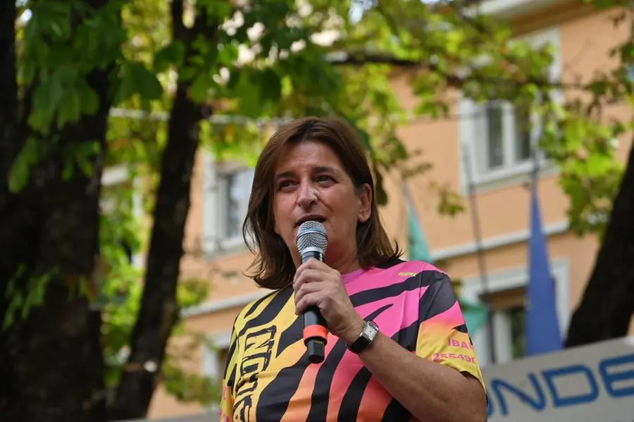 La Zebra Run a Brescia con Ambra Angiolini e Giovanni De Gennaro