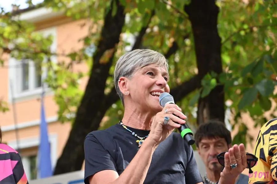 La Zebra Run a Brescia con Ambra Angiolini e Giovanni De Gennaro