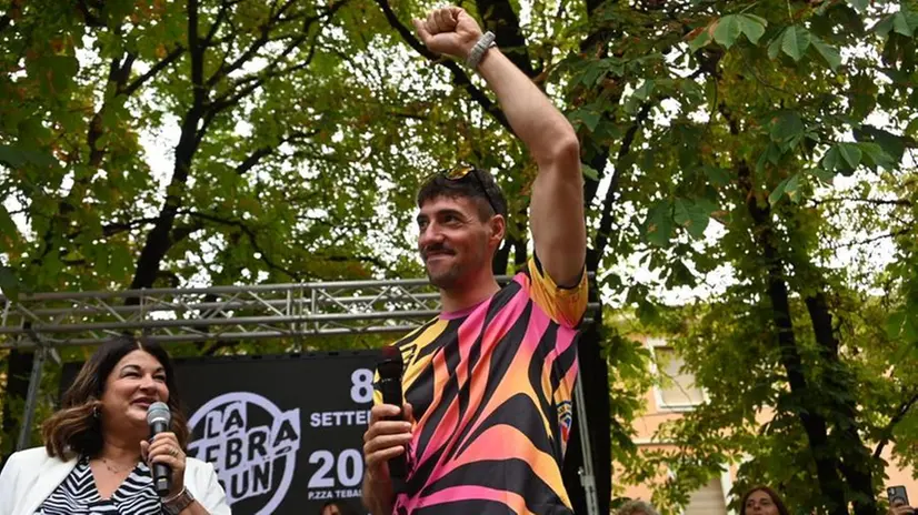 La Zebra Run a Brescia con Ambra Angiolini e Giovanni De Gennaro