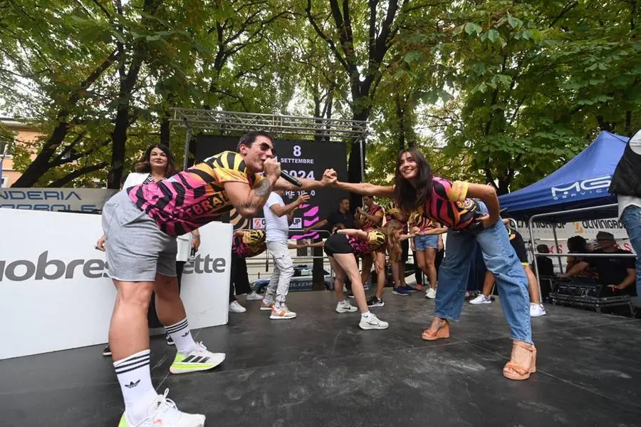 La Zebra Run a Brescia con Ambra Angiolini e Giovanni De Gennaro