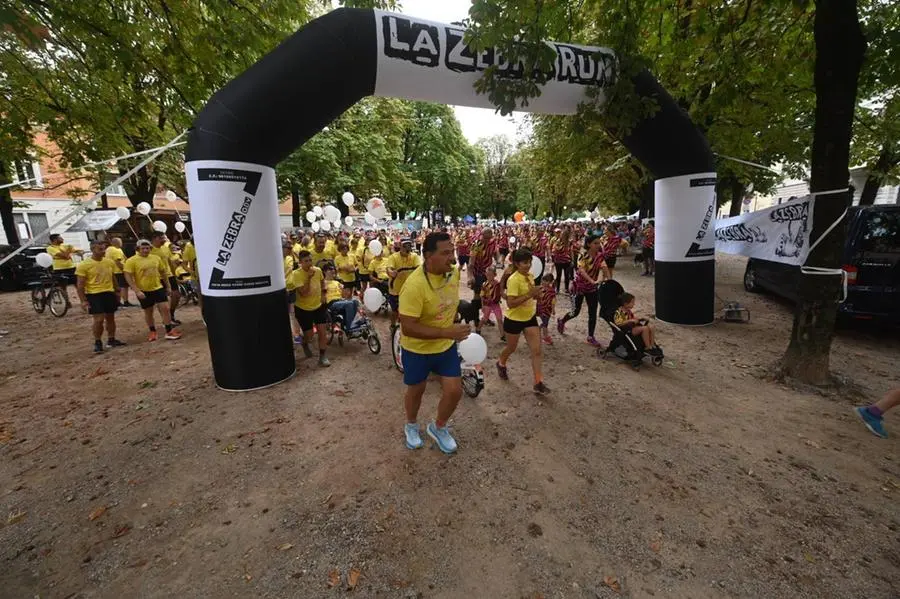 La Zebra Run a Brescia con Ambra Angiolini e Giovanni De Gennaro