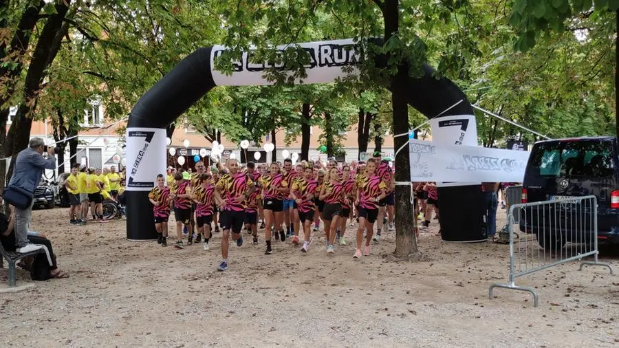 La Zebra Run a Brescia con Ambra Angiolini e Giovanni De Gennaro