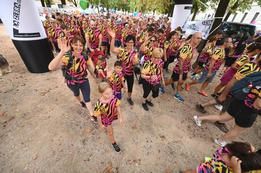 La Zebra Run a Brescia con Ambra Angiolini e Giovanni De Gennaro