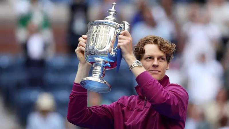 Jannik Sinner è reduce dal trionfo agli Us Open - Foto Getty Images/Matthew Stockman © www.giornaledibrescia.it