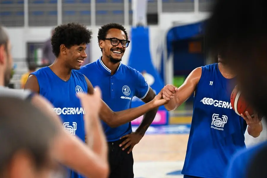 Basket. primo allenamento a porte aperte per la Germani