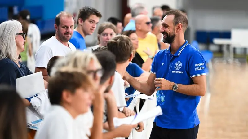 Basket. primo allenamento a porte aperte per la Germani