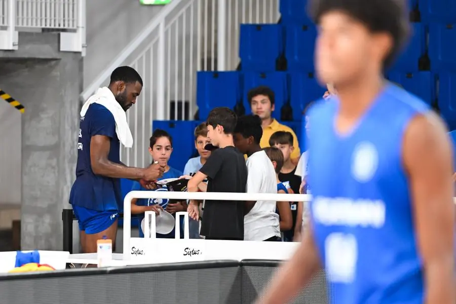 Basket. primo allenamento a porte aperte per la Germani