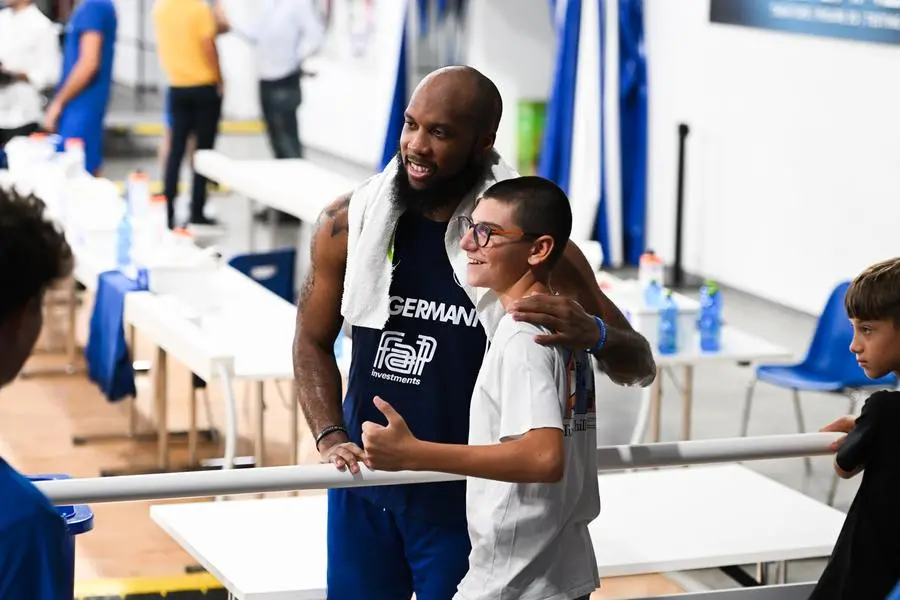 Basket. primo allenamento a porte aperte per la Germani