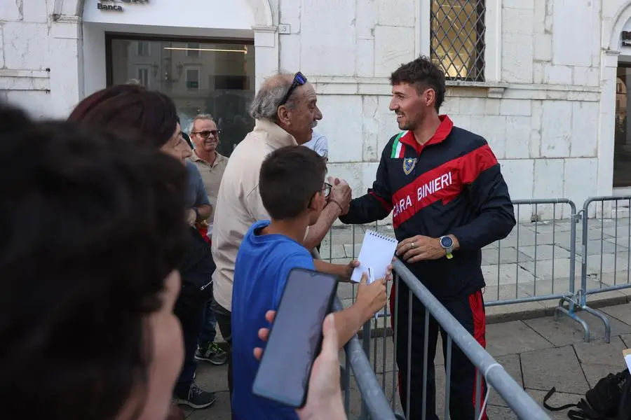 La festa in piazza Loggia per i campioni di Parigi 2024