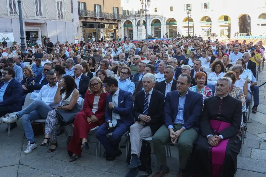 La festa in piazza Loggia per i campioni di Parigi 2024