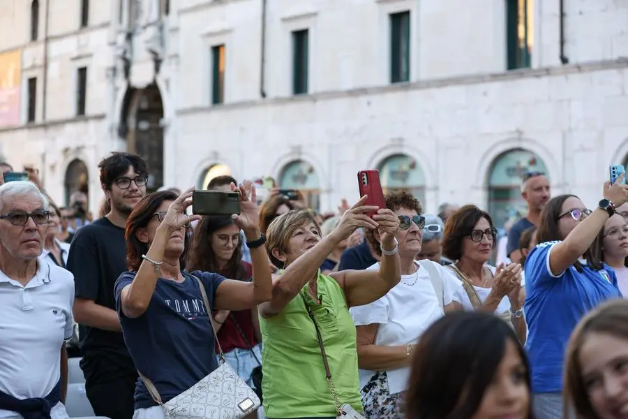 La festa in piazza Loggia per i campioni di Parigi 2024