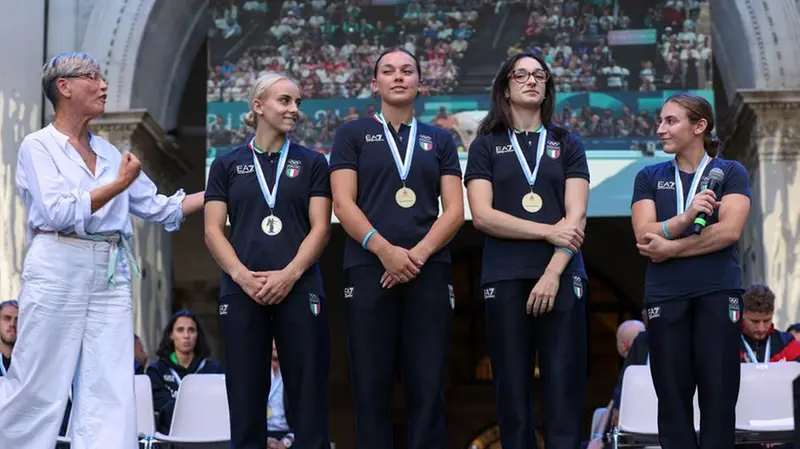 Seconda vita. Per Vanessa Ferrari ora allenatrice
Attesissima. La medaglia d’oro di Parigi, Alice D’Amato
Ricordo indelebile. La squadra d’argento alle Olimpiadi
