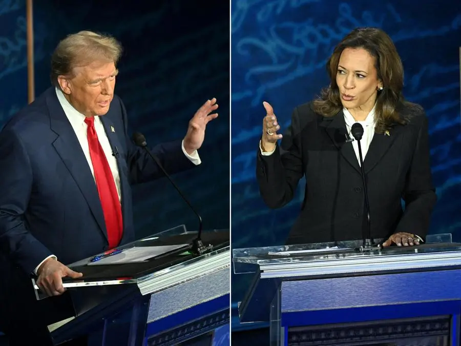 Il dibattito in tv tra Kamala Harris e Donald Trump