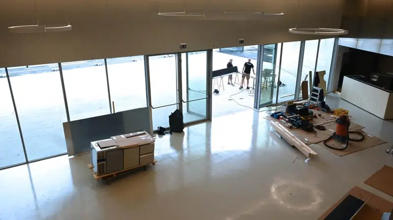 La zona in cui sorgerà il bar del Borsoni - Foto New Reporter Favretto © www.giornaledibrescia.it