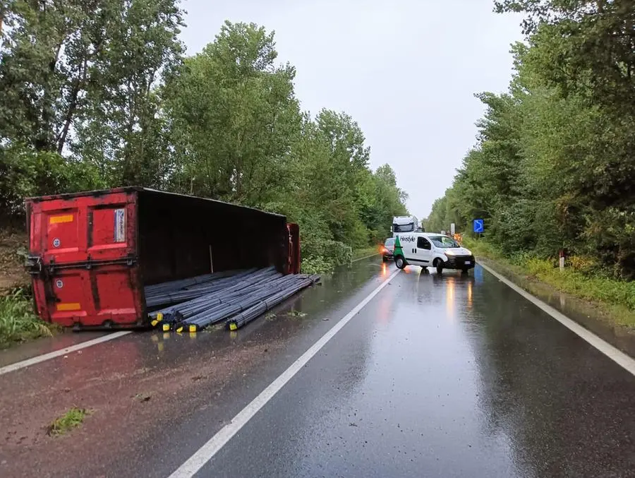 L'incidente tra Bedizzole e Lonato