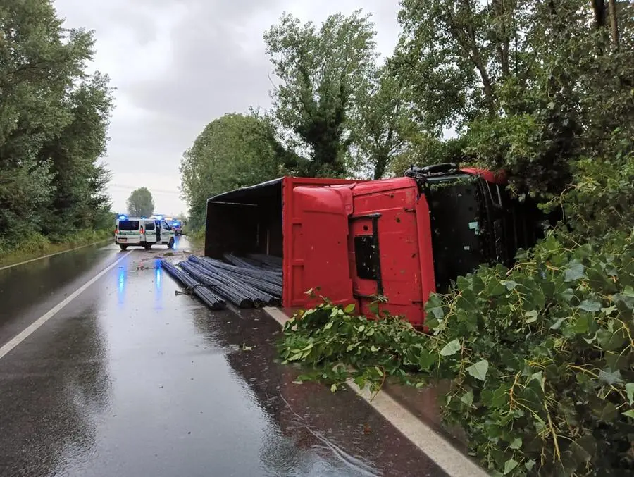 L'incidente tra Bedizzole e Lonato