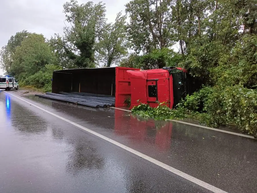 L'incidente tra Bedizzole e Lonato