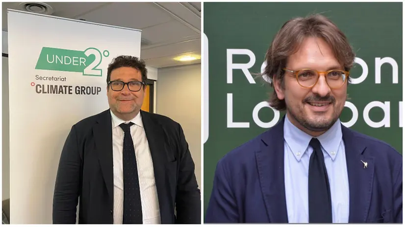 Da sinistra, gli assessori Giorgio Maione e Guido Guidesi